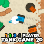 1 2 3 4 Player Tank Game 2D